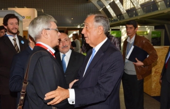 Le DG de Partagence en discussion avec le président de la République portugaise
